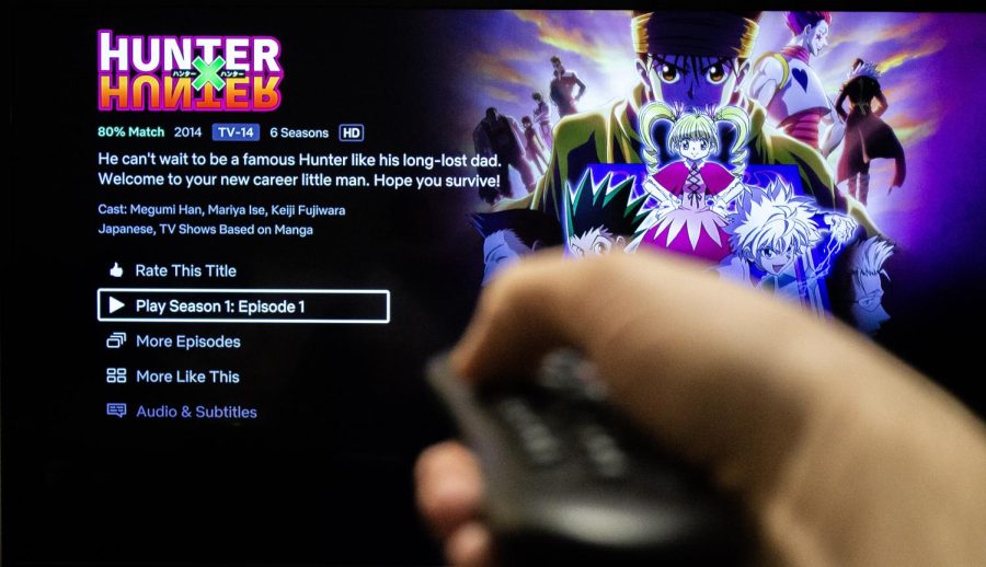 The series Hunter x Hunter is a shonen anime series available on streaming platforms such as Netflix, Peacock, HBO Max and Hulu (Madelaine Vikse | Northern Star)