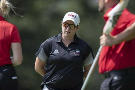 Kim Kester is NIUs first womens golf coach to become the sole recipient of the MAC Womens Golf Coach of the Year award.