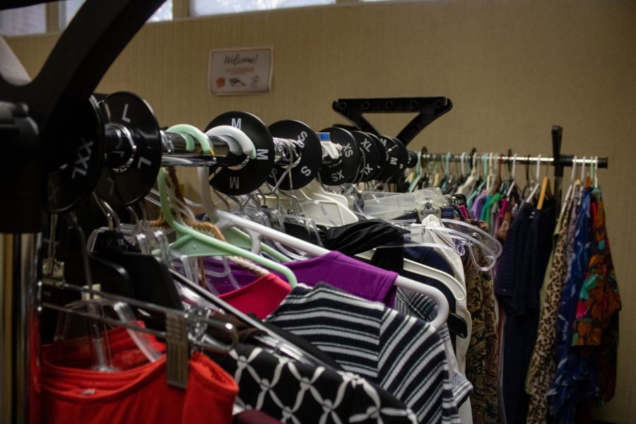 The Huskie Closet offers free clothes for students. The closet is open from 11 a.m. to 1 p.m. on Wednesdays and from 4:30 to 6 p.m. Thursdays in Chick Evans Field House Room 102. 