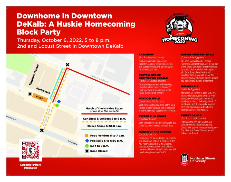 NIU+Homecoming+Block+Party+to+be+held+in+downtown+DeKalb+on+Oct.+6.