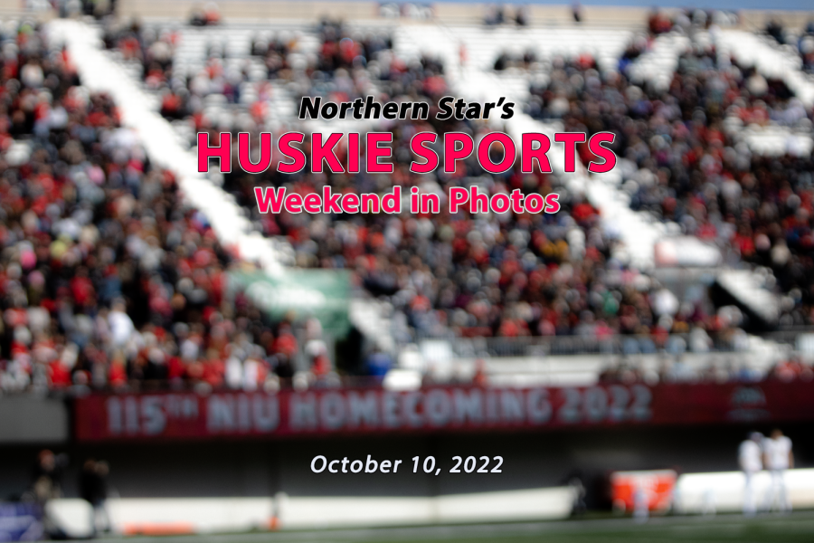 This weekend in photos for Huskie sports includes a range of photos from this homecoming weekend, including Mens and Womens Soccer, Volleyball, and Football. (Photo & Graphic by Sean Reed | Northern Star)