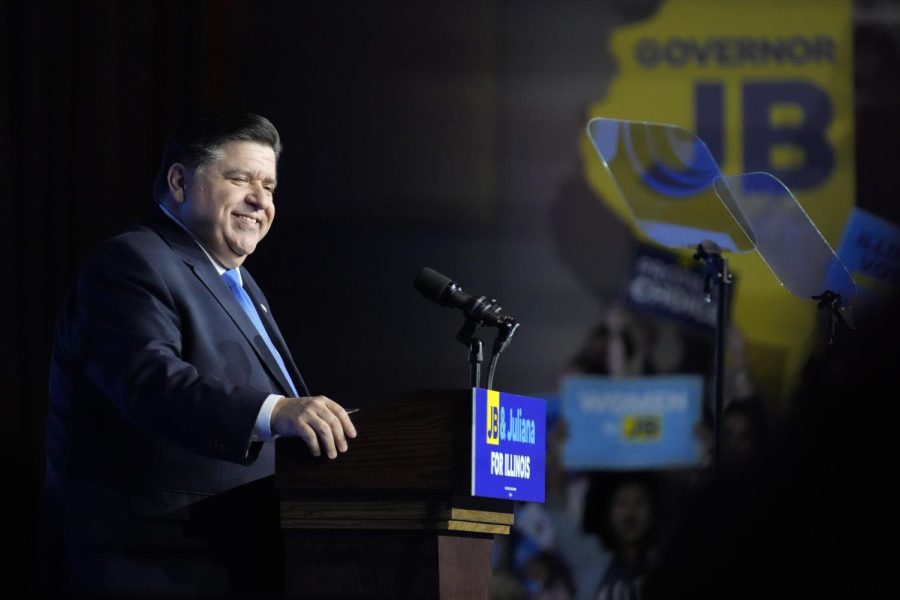 Illinois Gov. J.B. Pritzker signed the SAFE-T Act into law in early 2021. (AP Photo/Nam Y. Huh)