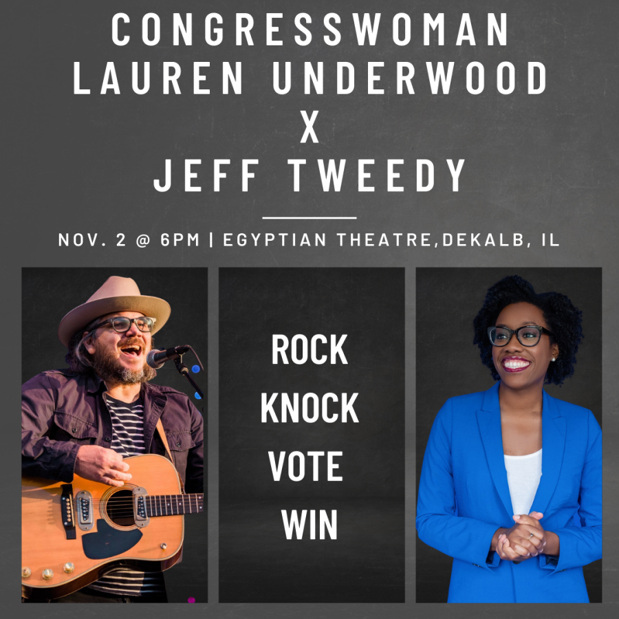 Grammy+award-winning+musician+and+Illinois+native+Jeff+Tweedy%2C+frontman+of+rock+band+Wilco%2C+will+perform+at+an+early+vote+rally+on+Nov.+2+at+the+Egyptian+Theatre+in+DeKalb.