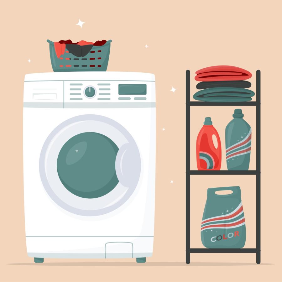 Students living in residence halls can download the official NIU app to check if washers and dryers are available to use.