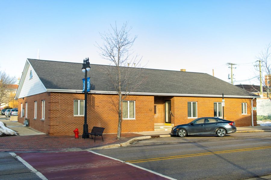 The location for Excelleaf Dispensary, which was approved for a special permit to operate in the city of DeKalb, sits vacant at 305 E. Locust St. (Sean Reed | Northern Star)