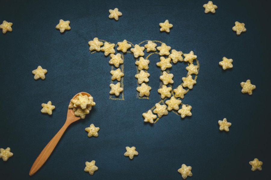 Star shaped cracked arranged in the shape of the zodiac symbol for virgo. The horoscopes for this week pair each sign up with a different food ideal for their mood this week. 