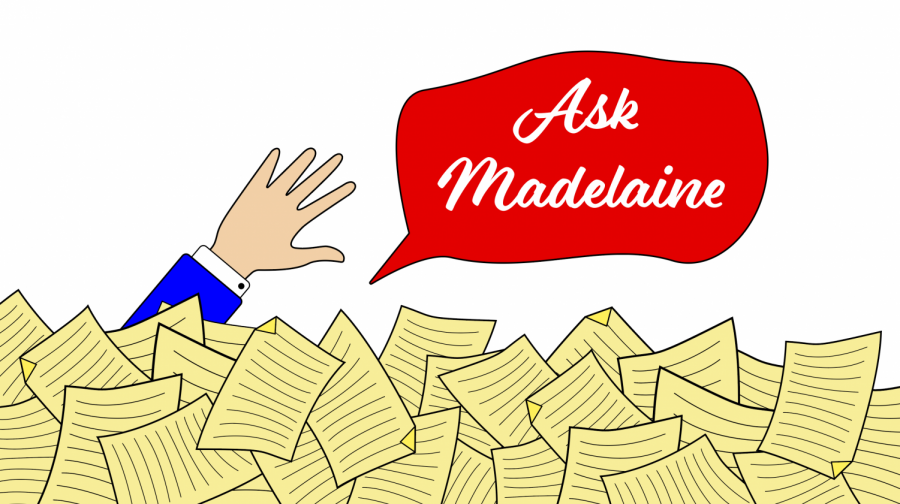 A cartoon of a hand reaching up through a stack of letters towards text that says Ask Madelaine. This edition of Ask Madelaine looks at what you should do if your best friend is fading away from you. 