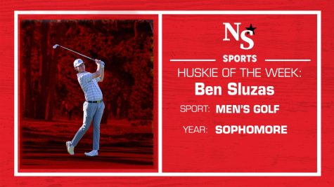 Ben Sluzas finished in first place at the Robert Kepler Intercollegiate, an accomplishment that helped him net April 24s Huskie of the Week honor. (Eddie Miller | Northern Star)