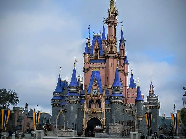 Cinderellas castle standing tall as the symbol of Disney World in Orlando, FL. Opinion Columnist Emily Beebe believes that Gov. Ron DeSantis needs stand down in the fight for Disneys trademark.  