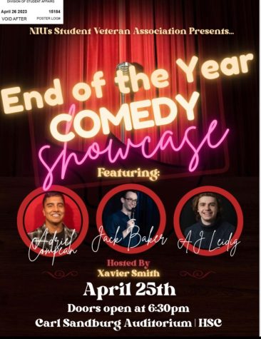 An end of year comedy show is to be held at the Carl Sandburg Auditorium Wednesday.