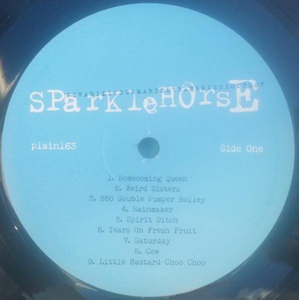 A closeup picture of one of Sparklehorses albums on blue vinyl. The bands new album Bird Machine was recently released posthumously on all music streaming platforms. (Wikimedia Commons)