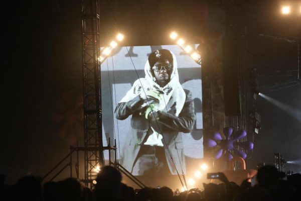 Kendrick Lamar performs in Mexico City on March 23 at a music festival. Lamar is one of the most praised rappers of all time. (AP Photo/Marco Ugarte)