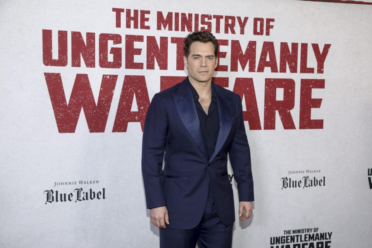 Actor+Henry+Cavill+attends+the+premiere+of+The+Ministry+of+Ungentlemanly+Warfare%2C+at+AMC+Lincoln+Square%2C+Monday%2C+April+15%2C+2024%2C+in+New+York.+Both+The+Ministry+of+Ungentlemanly+Warfare+and+Abigail+succeed+at+being+fun+cinema.+%28Photo+by+Andy+Kropa%2FInvision%2FAP%29