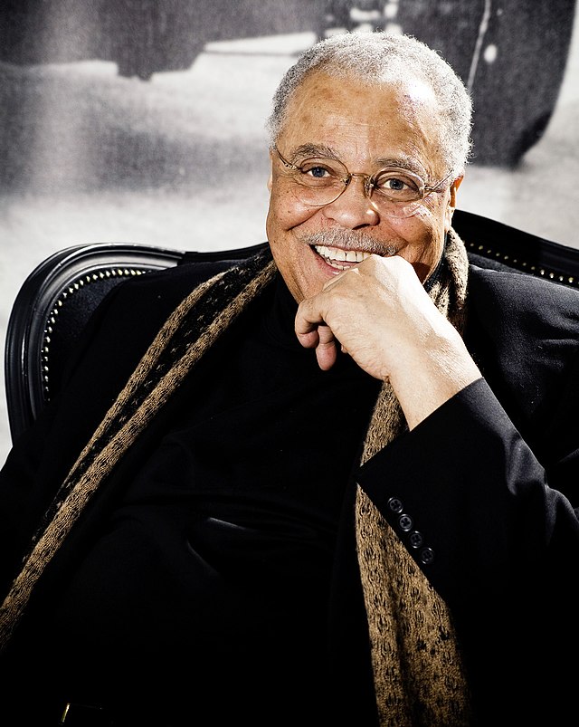 James Earl Jones sits in a black chair. The beloved actor who died Monday will always be remembered for his iconic roles. (Courtesy of Wikimedia Commons) 