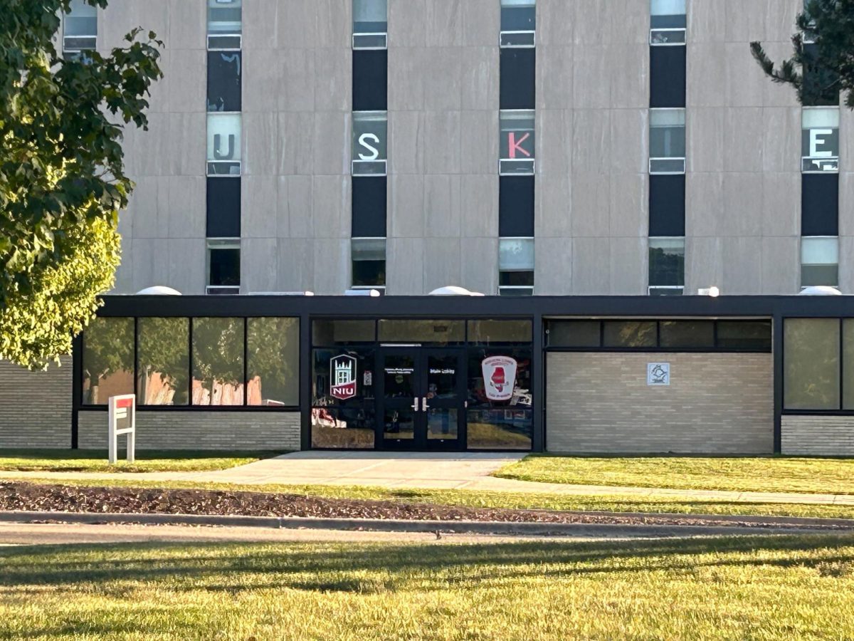 The NIU Department of Police and Public Safety, located at 395 Wirtz Drive, sits on a Monday afternoon. After a shooting on Sept. 29, at Illinois State University’s homecoming weekend which left one person killed and another critically wounded, NIU police have measures in place to keep NIU’s homecoming events safe. (Emily Beebe | Northern Star)