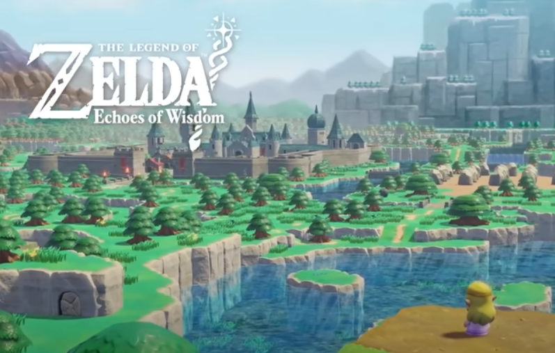 Zelda looks over Hyrule in the new game "Legend of Zelda: Echoes of Wisdom." This is the first "Legend of Zelda" game where Zelda is a playable protagonist. (Nintendo of America under Fair Use)