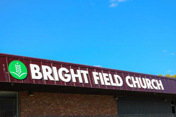 Bright Field Church, located at 901 Lucinda Ave. Suite L. sits on a sunny day. Bright Field Church opened in late September and some community members have expressed concern about the church opening. (Ethan Rodriguez | Northern Star)