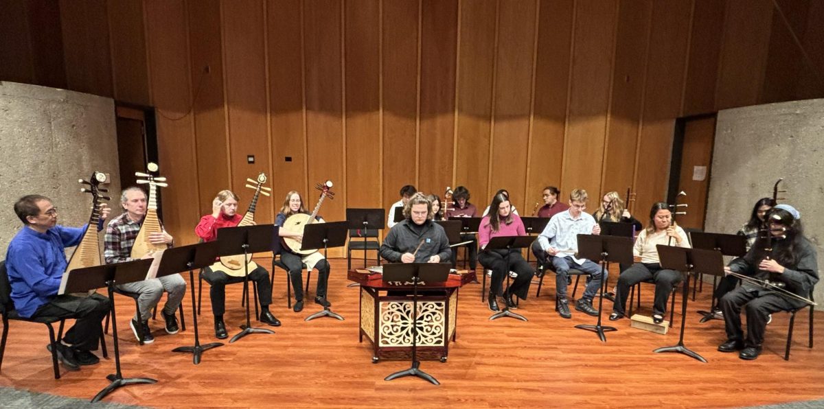 The Mariachi Ensemble performs in El Grito to celebrate the anniversaries of Independence for various Latin American countries. The World Music program met their goal of $10,000 through their fundraiser last Monday. (Dr. Jui-Ching Wang | NIU)