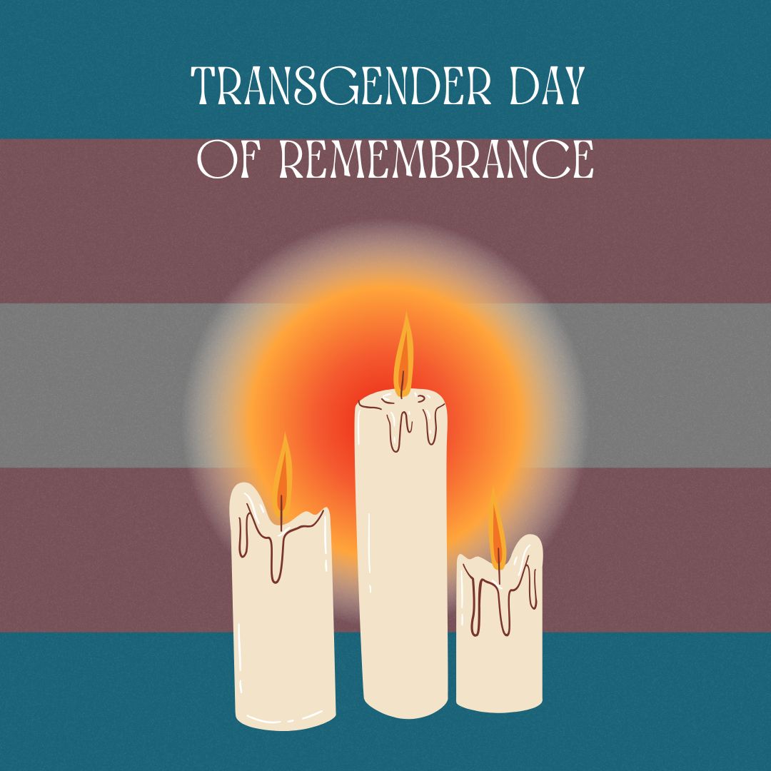 A candle glows orange over a transgender pride flag. In an Express Yourself opinion piece, Christy-Lynne Lapine reminds readers that the Transgender Day of Remembrance is not a celebration, but a commemoration of transgender lives lost. (Lucy Atkinson | Northern Star)