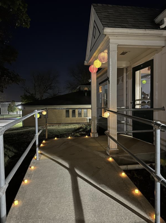 Lanterns and candles glow in celebration at Pottenger House, the location of the NIU Center for Burma Studies and the NIU Center for Southeast Asian Studies, on a late autumn evening. Opinion Columnist Lalita Rai encourages international students to find ways to connect with their culture on campus. (Courtesy of Aye Myat Mon)