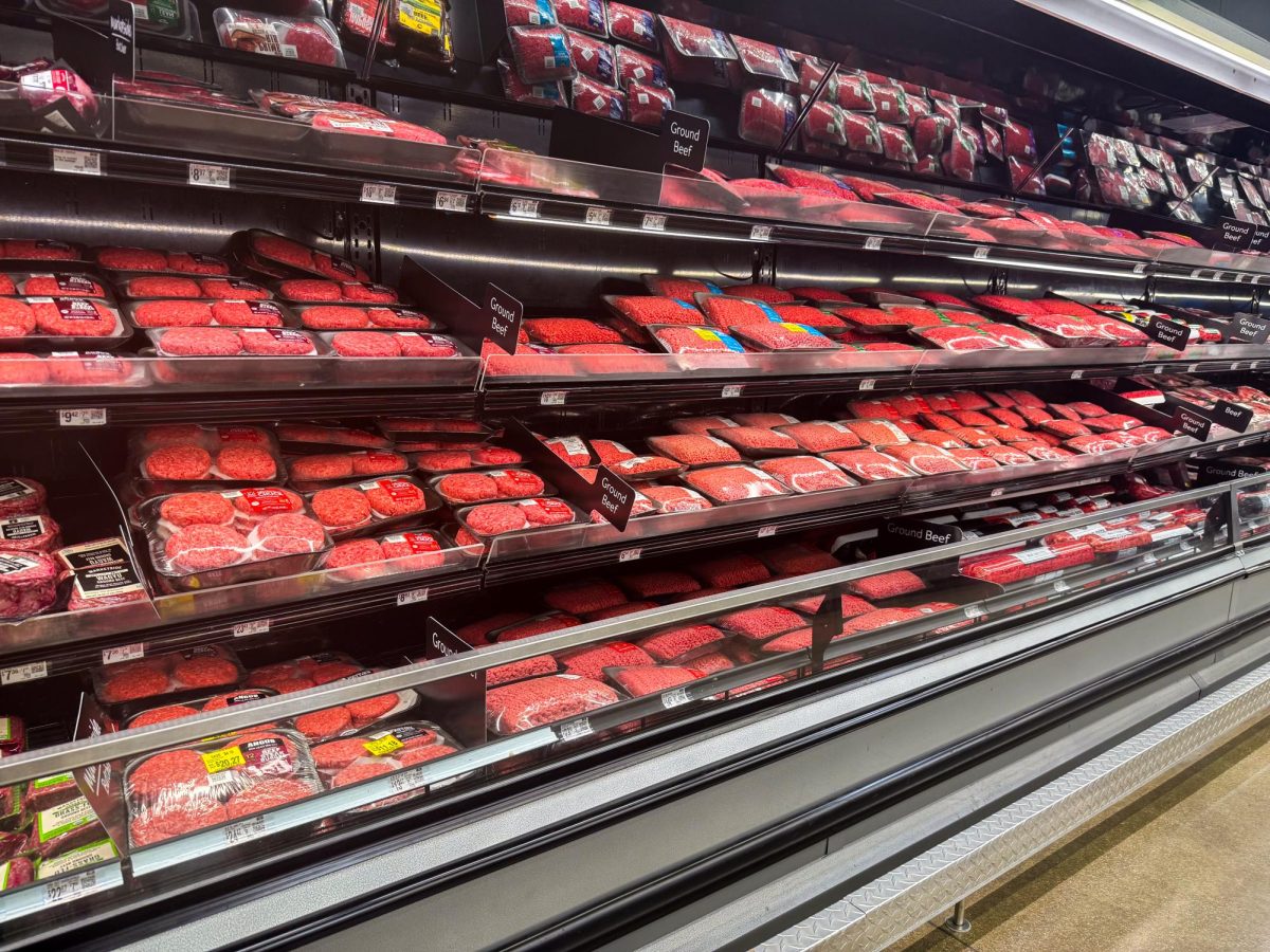 A variety of beef sits in a bunker in the cold section of Walmart. Opinion Columnist Lucy Atkinson argues that people should be open to eating lab-grown meat. (Ethan Rodriguez | Northern Star)