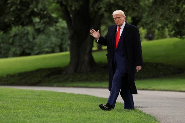 President Donald Trump walks from the White House to the Trump National Golf Club on May 22 in Washington D.C., Opinion Columnist Santiago Montañez Bertoletti argues that everything the Trump Administration has done over the summer has been a failure. (Reuters | Evelyn Hockstein