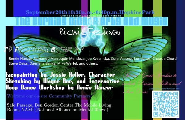 The Burning Cicada Arts and Music Festival will be on Saturday in Hopkins Park. The festival will include live performances and activities for all ages. (Courtesy of Burning Cicada)