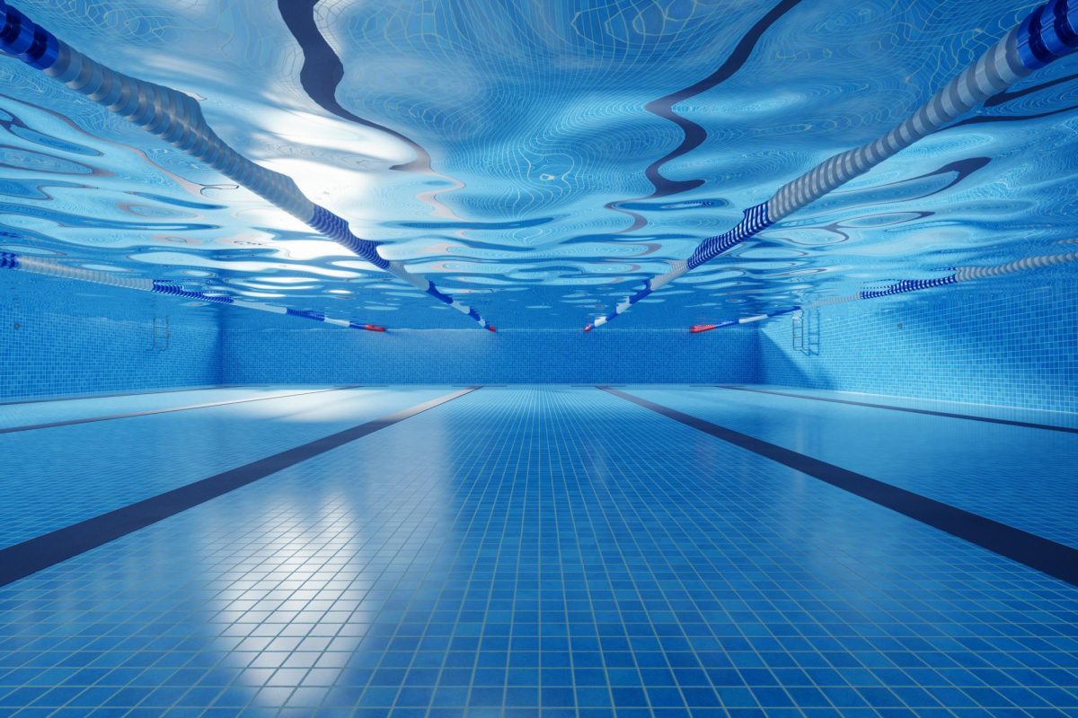 A recreational pool is pictured from beneath its surface. A new NIU student swimming group, “H2O Huskies,” is making its debut this year. (Getty Images)