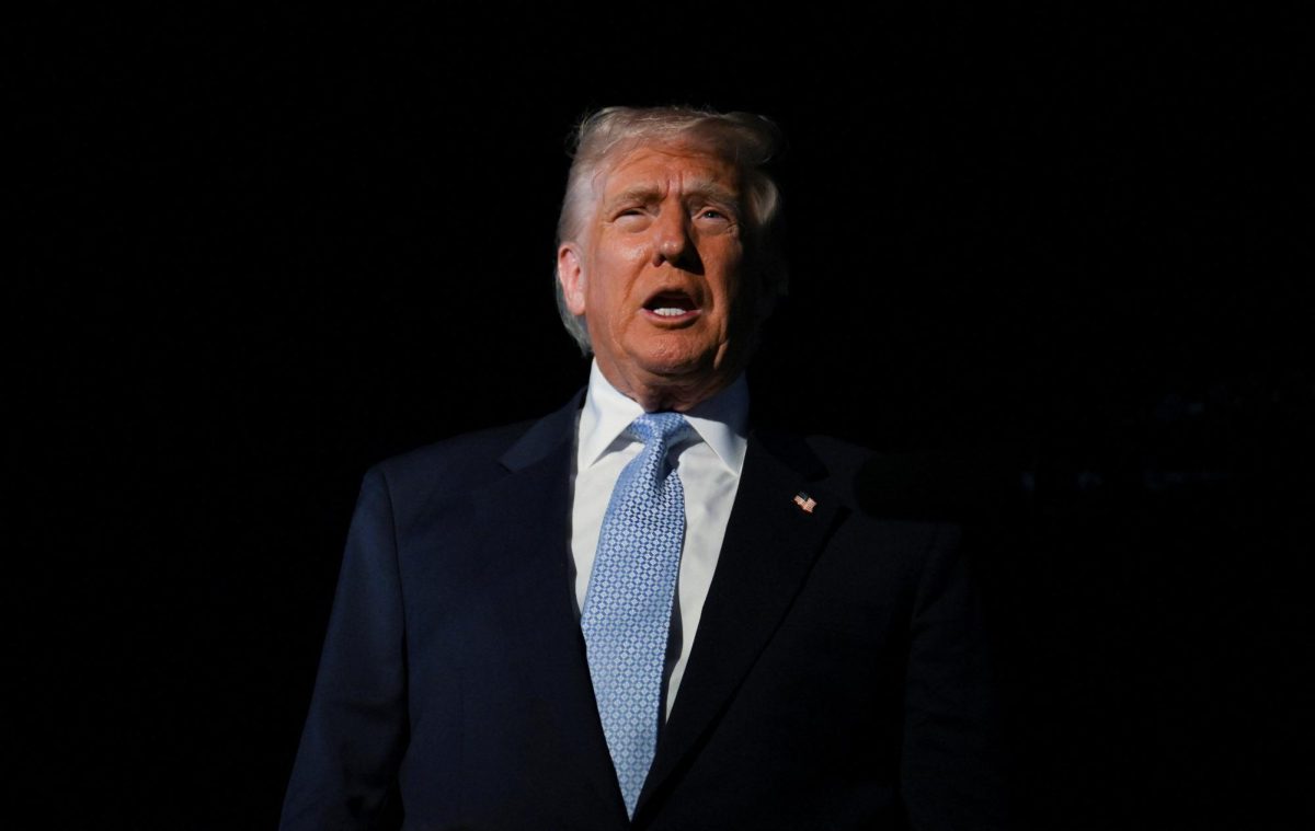 U.S. President Donald Trump speaks to the media as he boards Air Force One en route to Washington, D.C., at Palm Beach International Airport, in West Palm Beach, Florida. Opinion Editor Kahlil Kambui believes Trump should be held accountable for his actions (REUTERS | Annabelle Gordon)