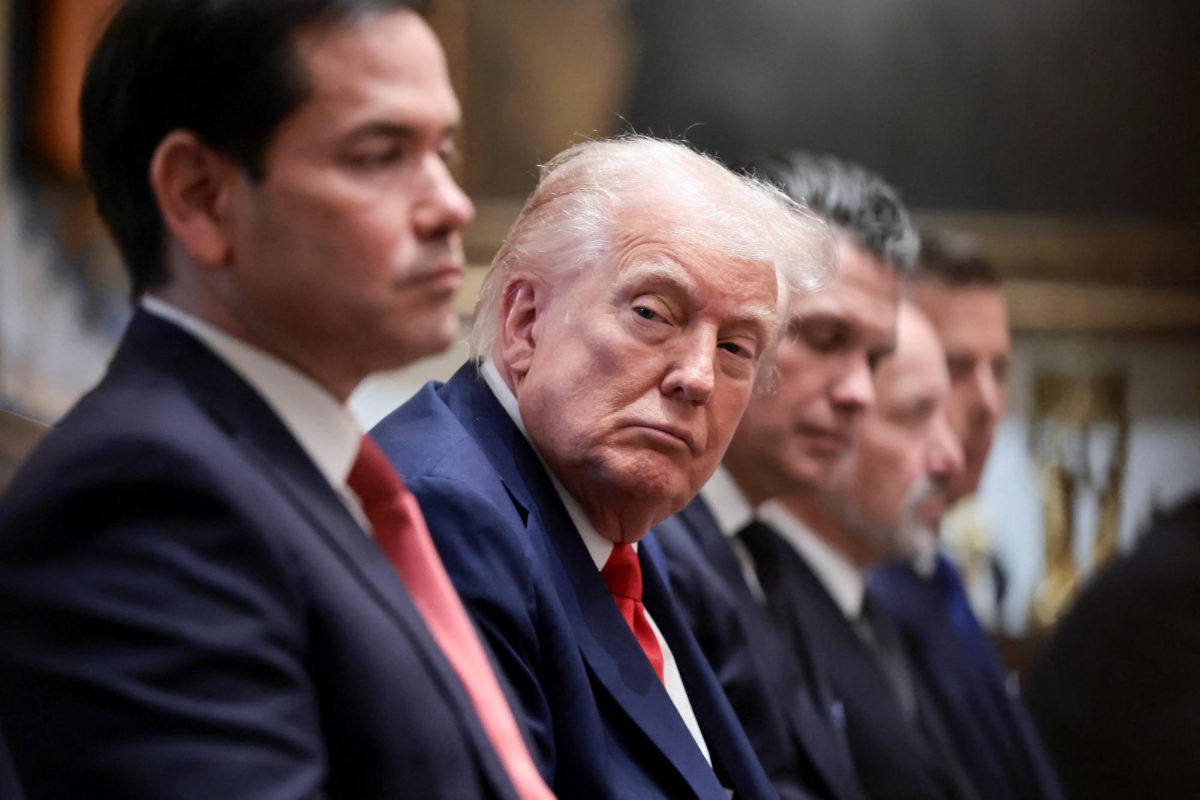 President Donald Trump is photographed meeting with other key members of the Republican Party. While he sits in one of the most powerful seats in the world as President of The United States.Opinion Columnist Gabe Santos argues Trump and many other American politicians are losing their professionalism, exemplified by their use of foul language.