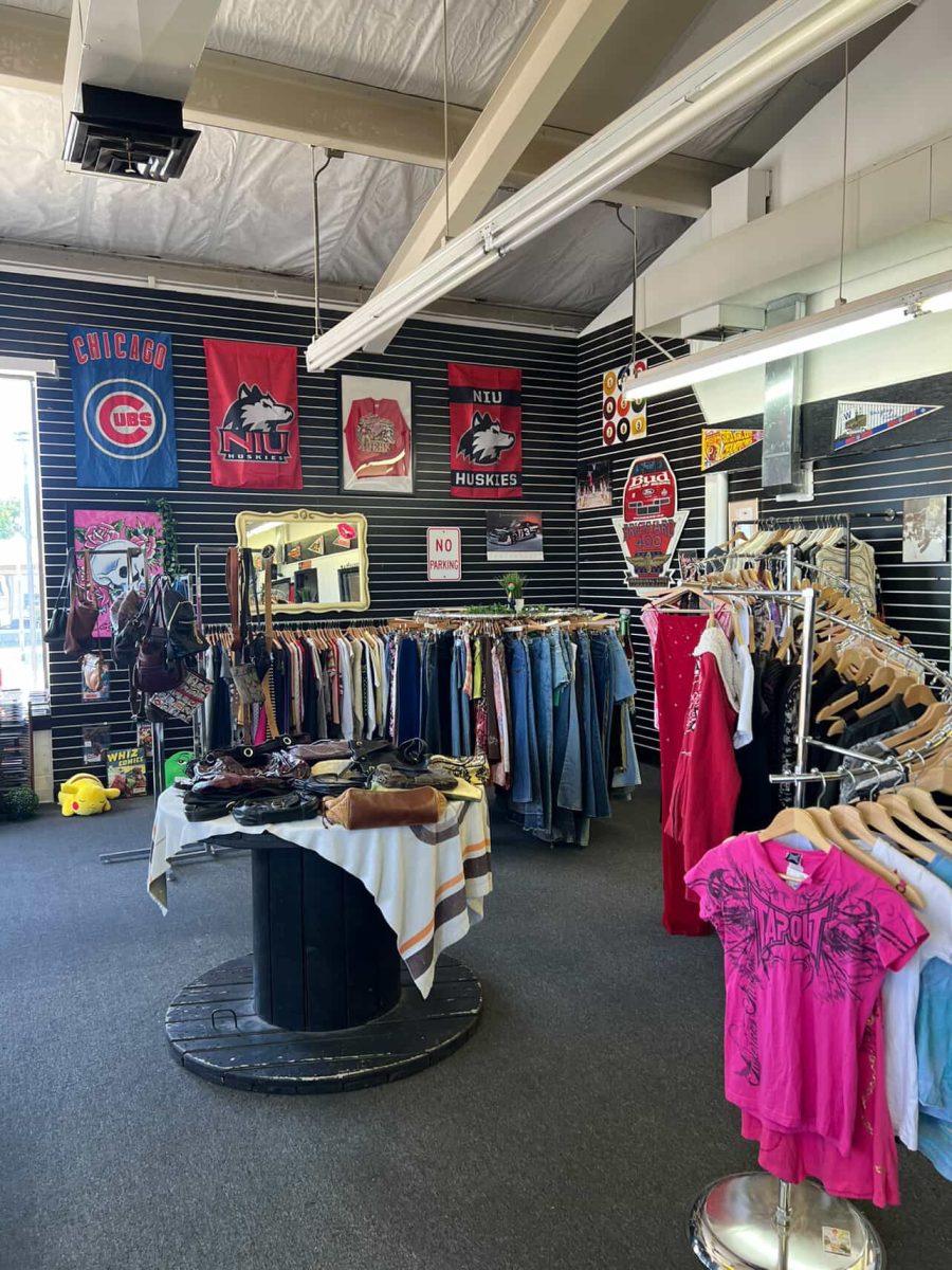 Clothing is displayed at Kaizen Vintage, 866 W. Lincoln Highway. Kaizen Vintage is having a closing sale from Wednesday to Jan. 30. (Courtesy of Kaizen Vintage) 