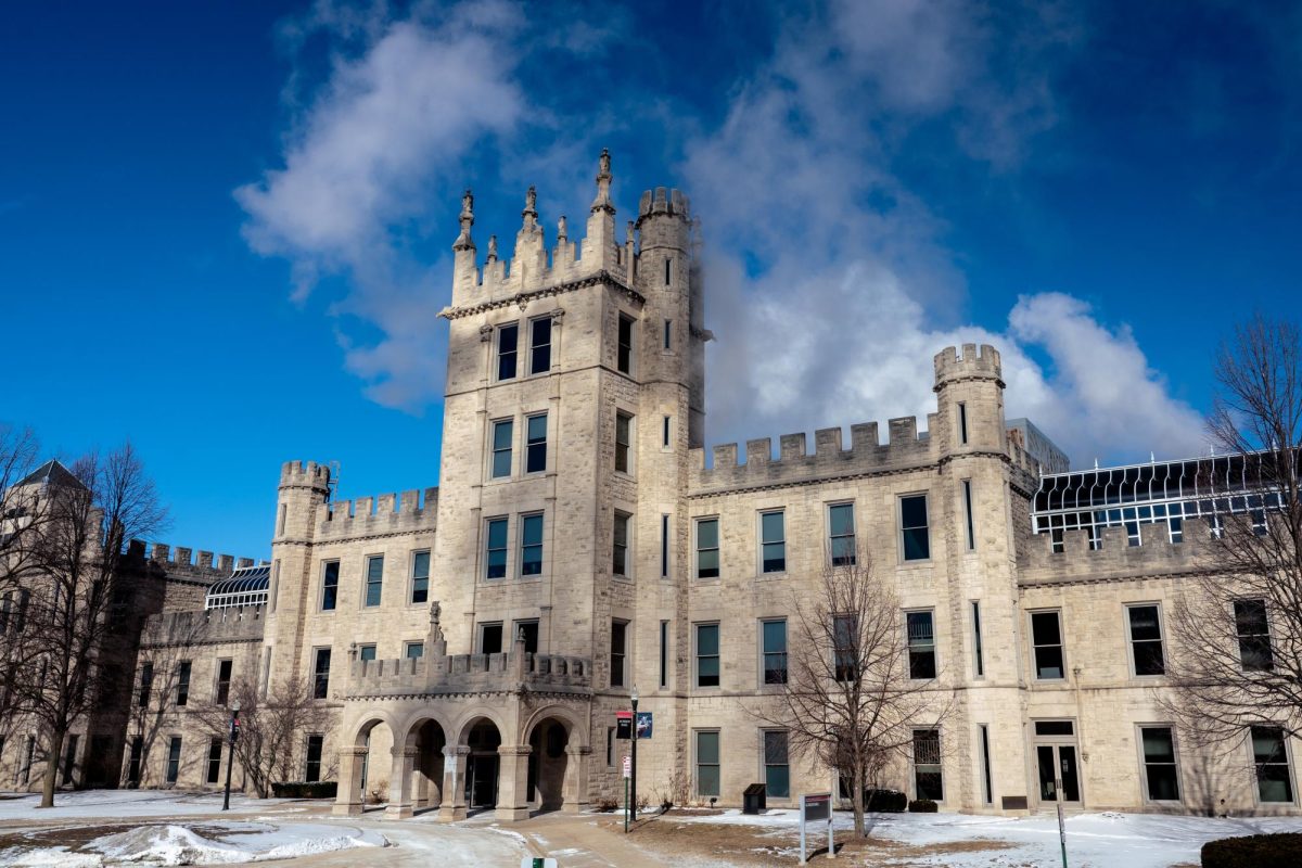 Altgeld Hall sits on a clear day. NIU released a guide providing community members guidance if Immigration and Customs Enforcement arrived on campus. (Totus Tuus Keely | Northern Star)