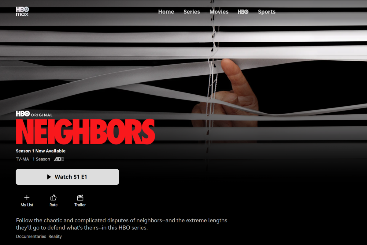 A preview of HBO Max’s “Neighbors” is displayed. Lifestyle writer Zach Mueller believes the show places viewers at the center of disputes between neighbors, putting an entertaining twist on everyday conflicts. (Totus Tuus Keely | Northern Star)